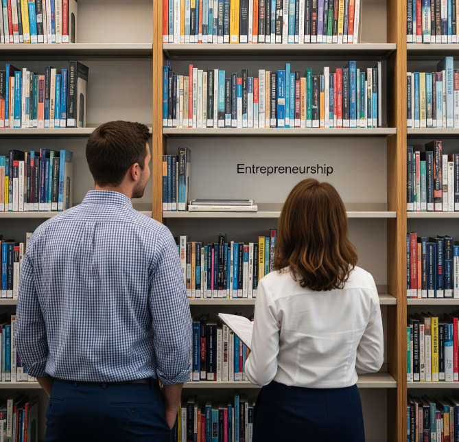 Statistical visualization of teacher access to entrepreneurship resources